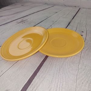Fiestaware, Yellow, Set of 2, 6 inch‎ Plate, Bread Butter Plate, Fiesta, Yellow